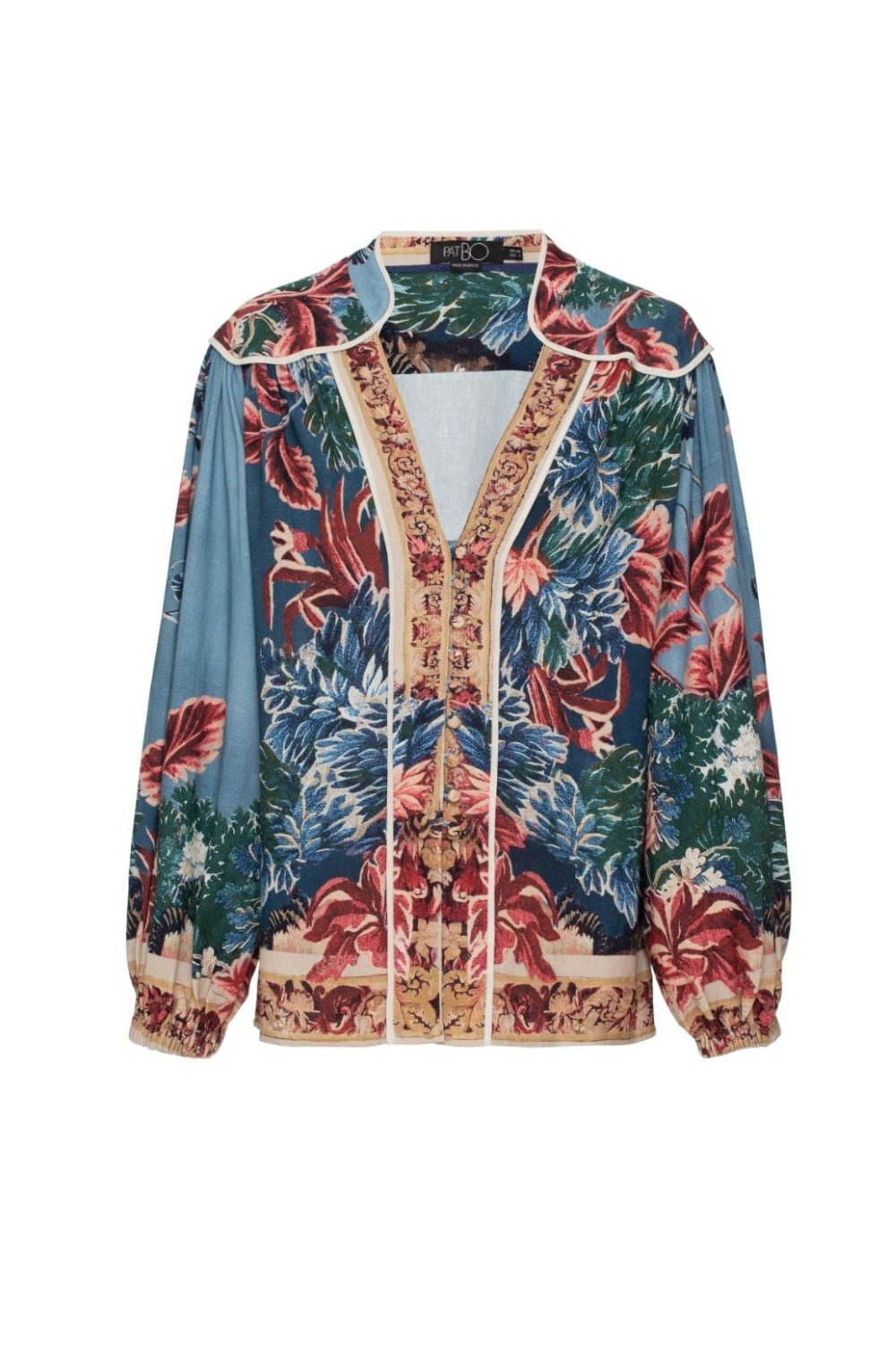 CAMISA AMPLA GILLY FLOWER

 AZUL