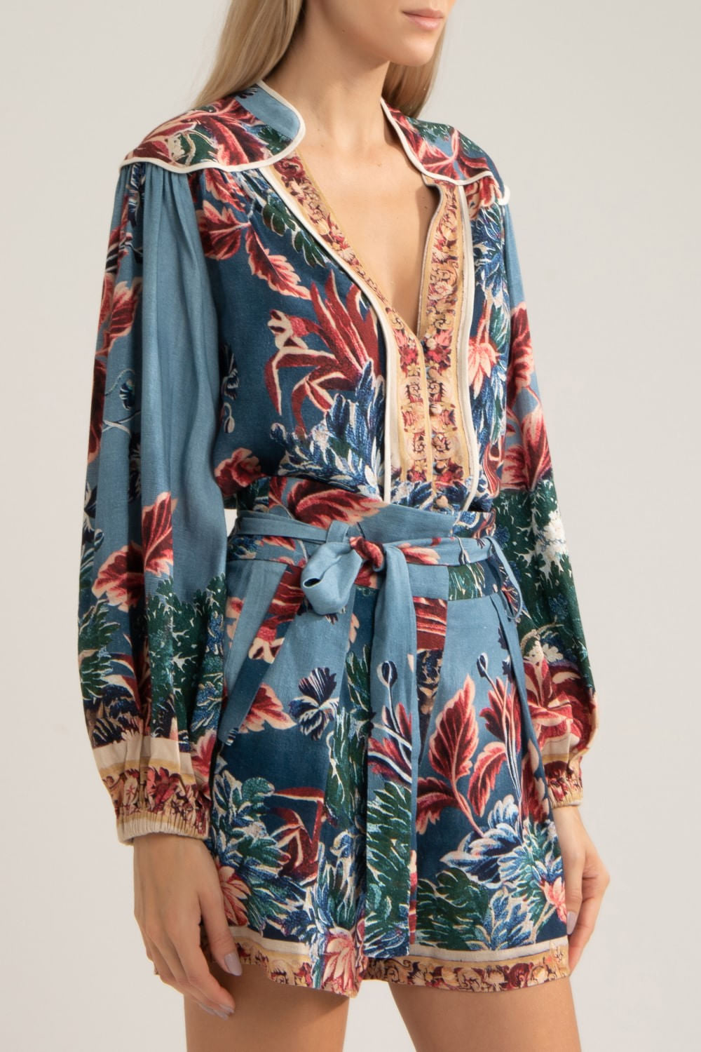 CAMISA AMPLA GILLY FLOWER

 AZUL