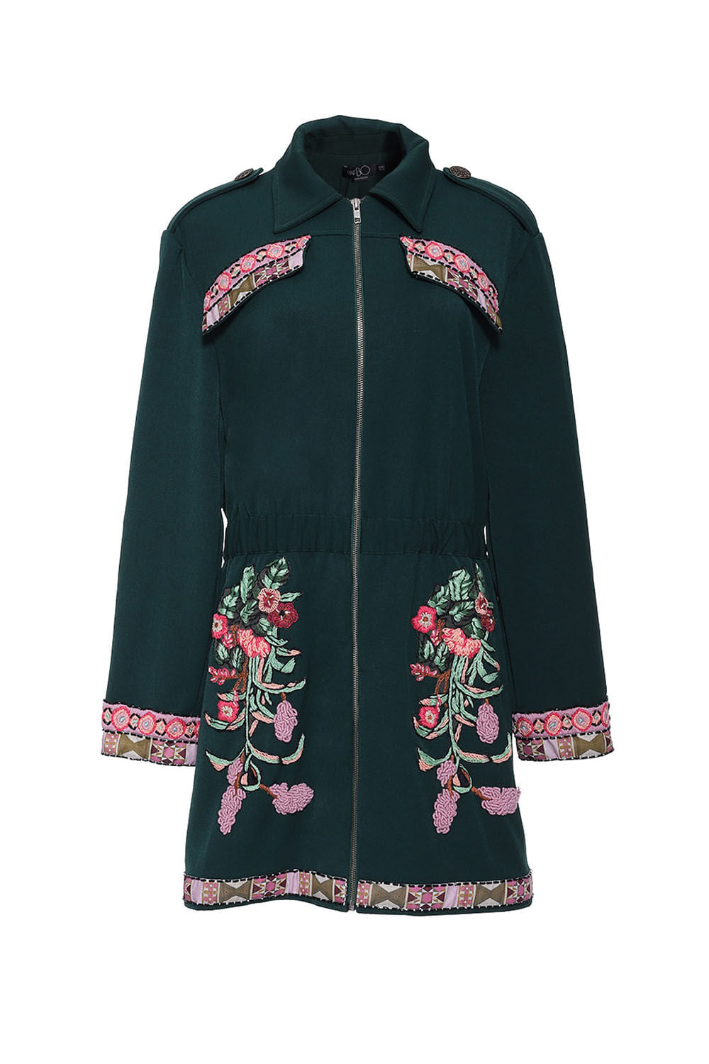 PARKA BORDADA YORK
 VERDE ESCURO