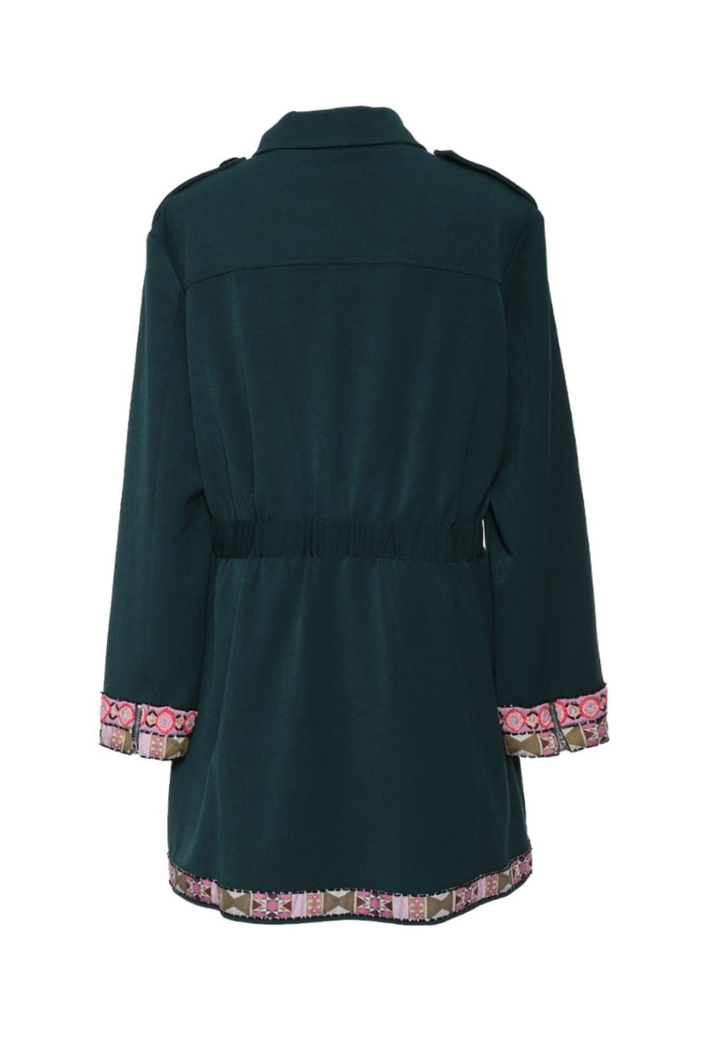 PARKA BORDADA YORK
 VERDE ESCURO