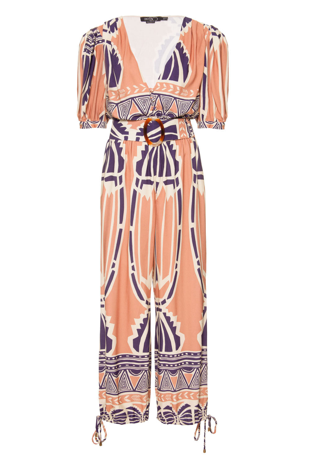 MACACÃO ETHNIC BOHO
 ROSA
