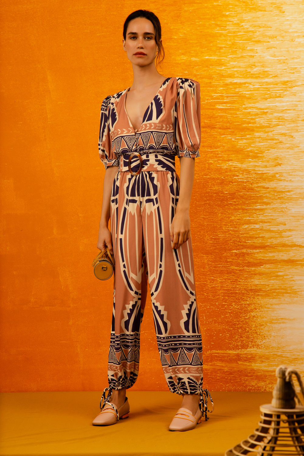 MACACÃO ETHNIC BOHO
 ROSA