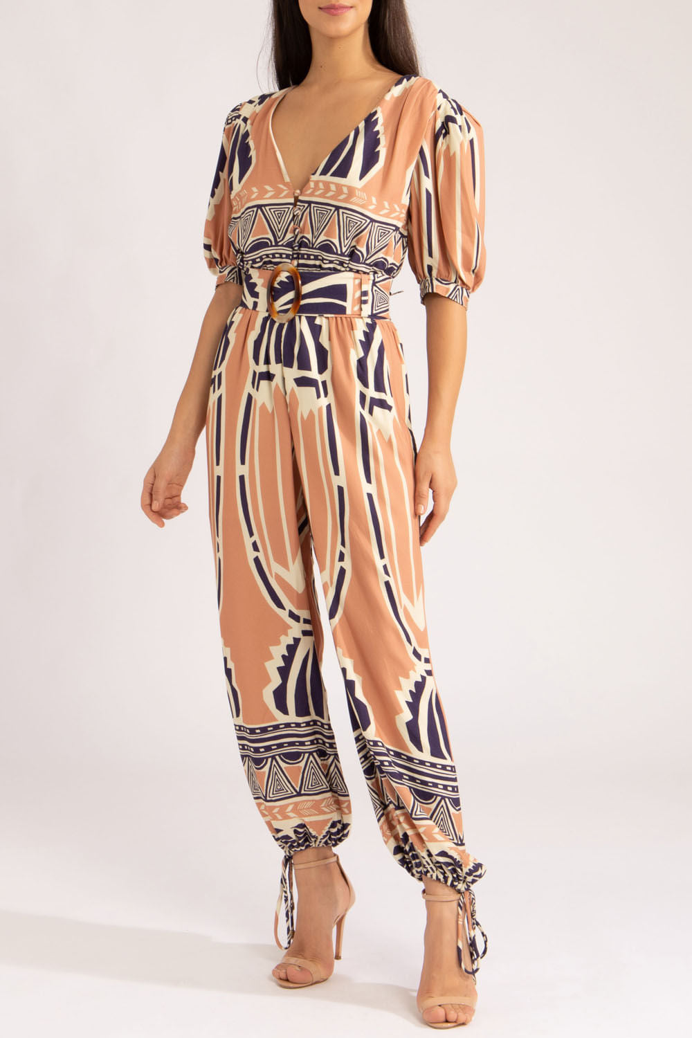 MACACÃO ETHNIC BOHO
 ROSA