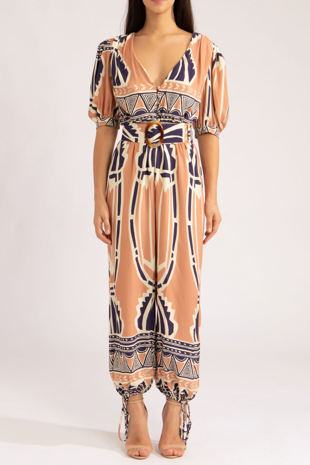 MACACÃO ETHNIC BOHO
 ROSA