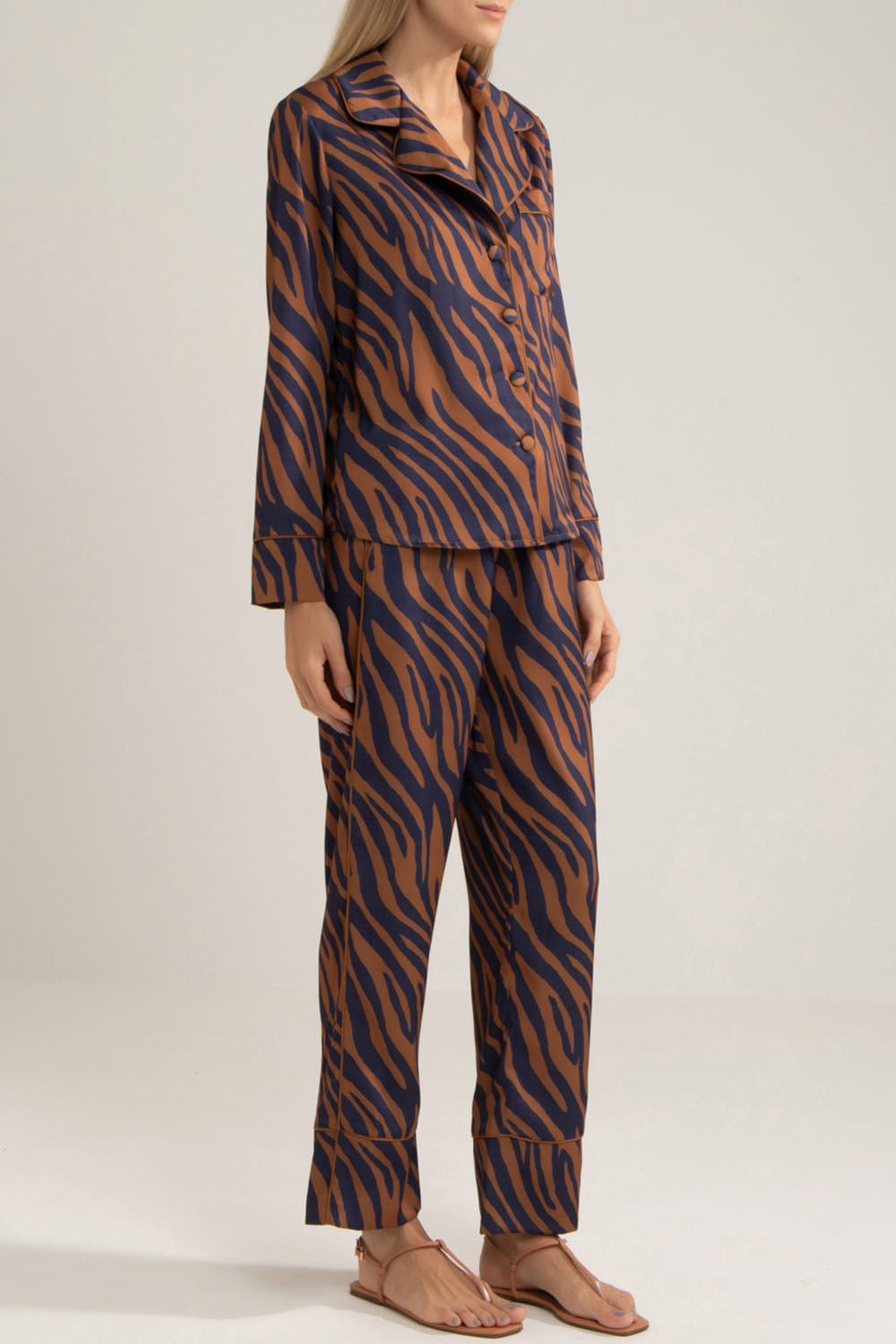 PIJAMA PATBO INV21 AZUL MARINHO