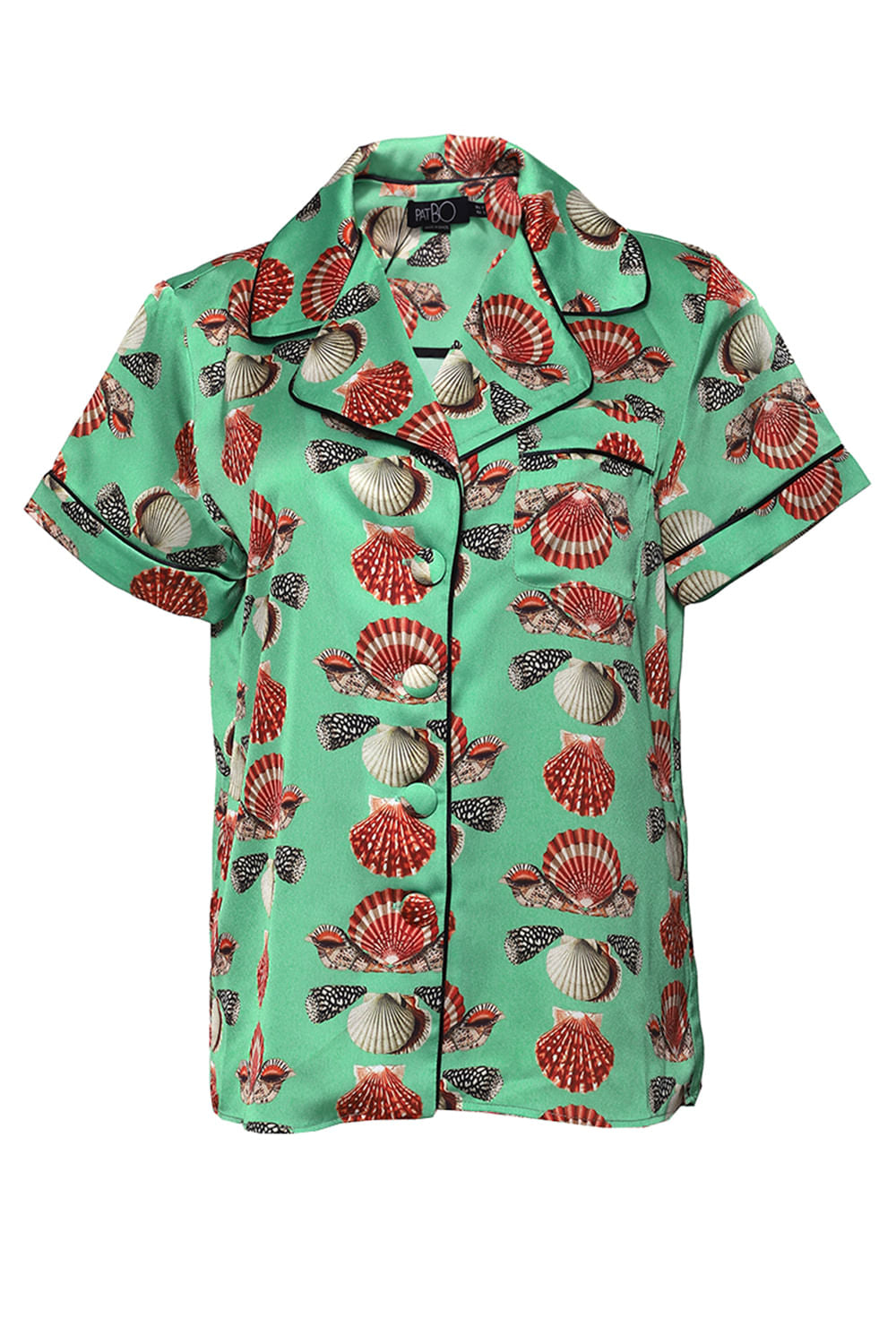 PIJAMA CURTO COQUILES VINTAGE VERDE