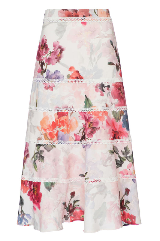 SAIA MIDI ENTREMEIOS GILLY FLOWER ORQ AQUA OFF
