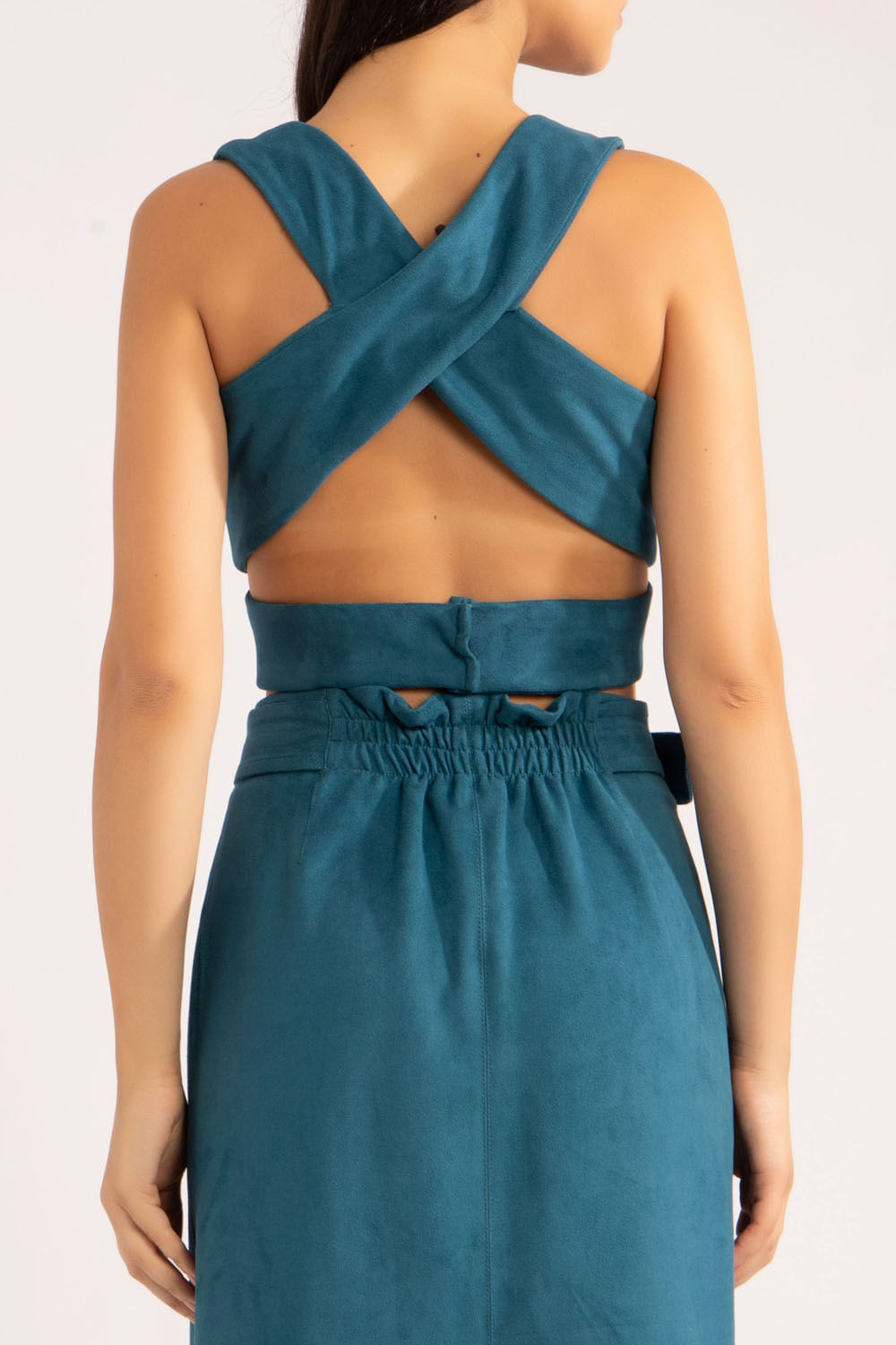 TOP TRANSPASSADO NOBU
 AZUL ESCURO