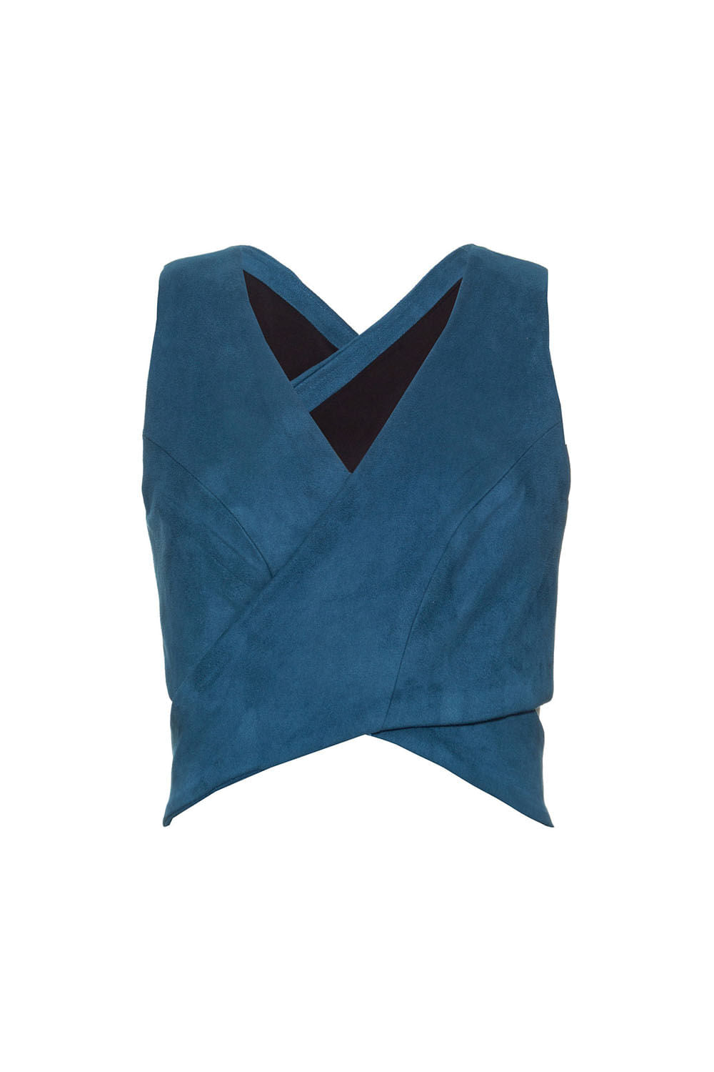 TOP TRANSPASSADO NOBU
 AZUL ESCURO