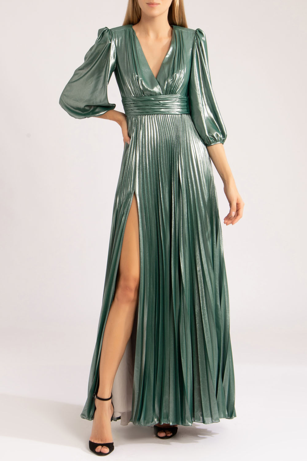 VESTIDO PATBO INVERNO 2021 VERDE ESCURO