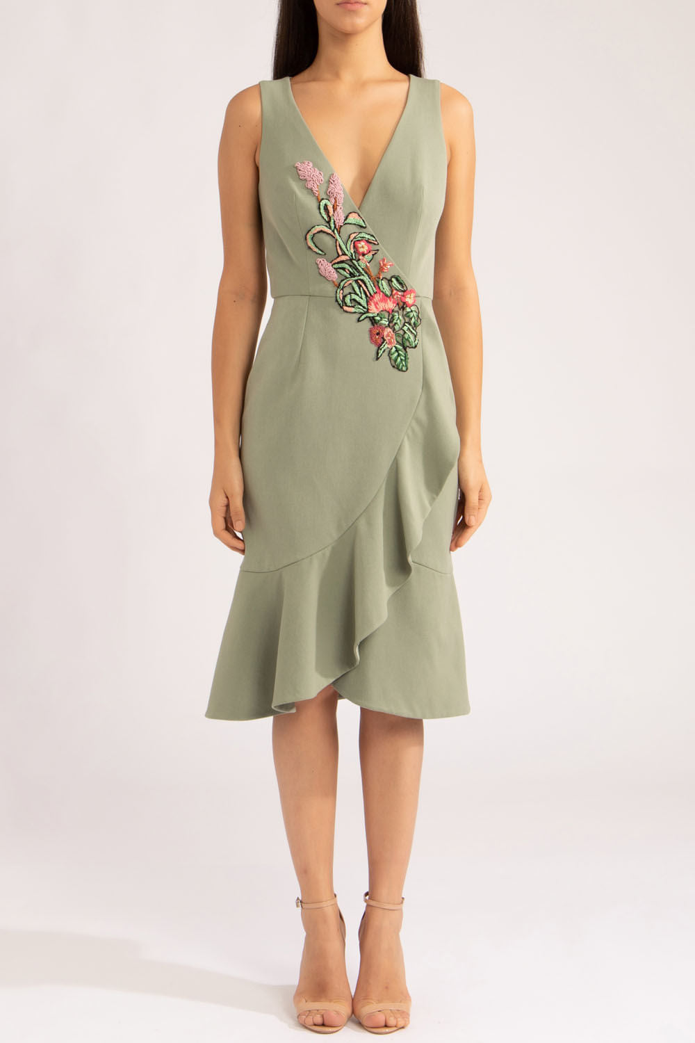 Vestido midi york
 verde