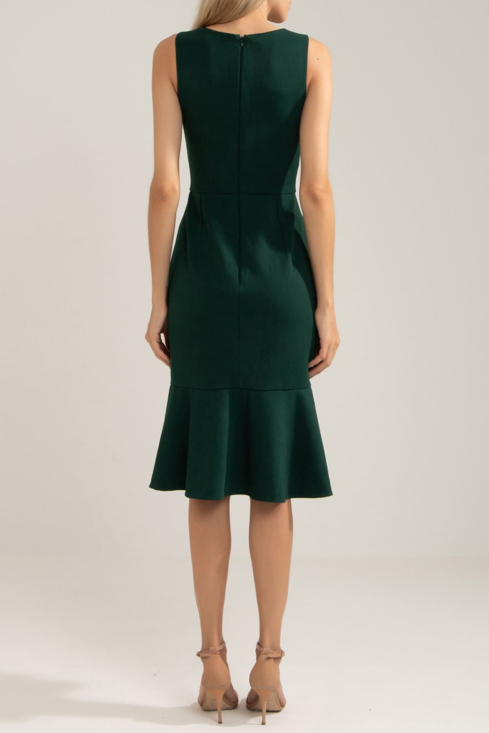 Vestido midi york
 verde escuro