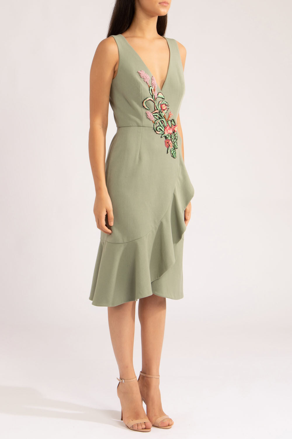 Vestido midi york
 verde