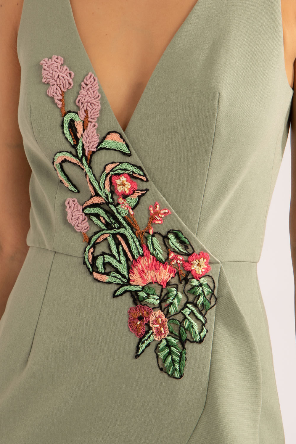 Vestido midi york
 verde