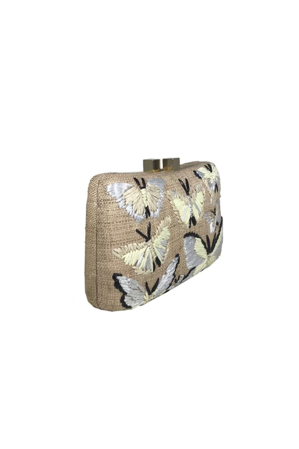 BOLSA CHARLOTTE BUTTERFLIES BEGE