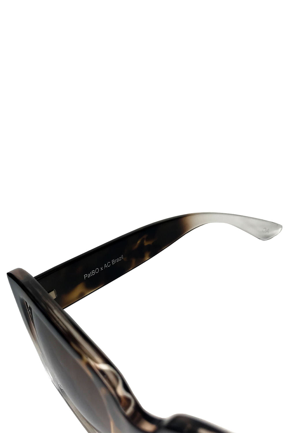 ÓCULOS QUADRADO GRANDE TARTARUGA DEGRADE