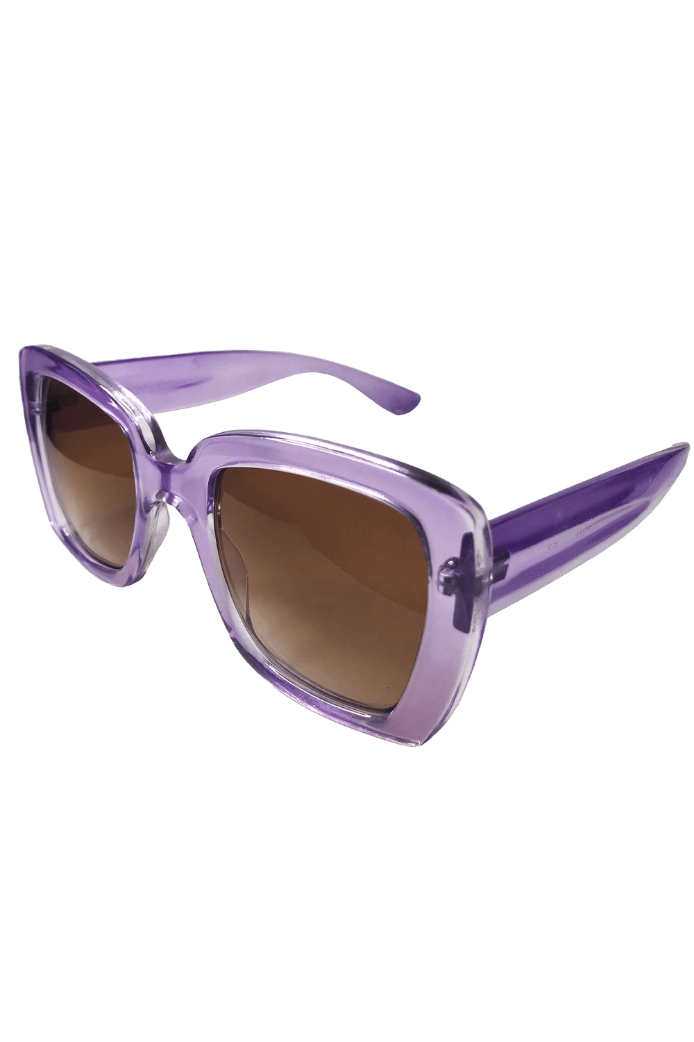 ÓCULOS QUADRADO GRANDE LILAS