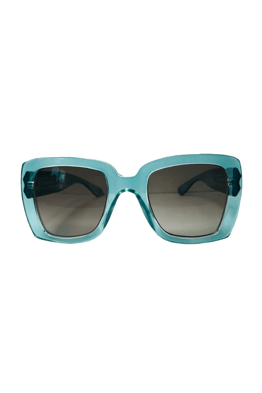 ÓCULOS QUADRADO GRANDE AZUL