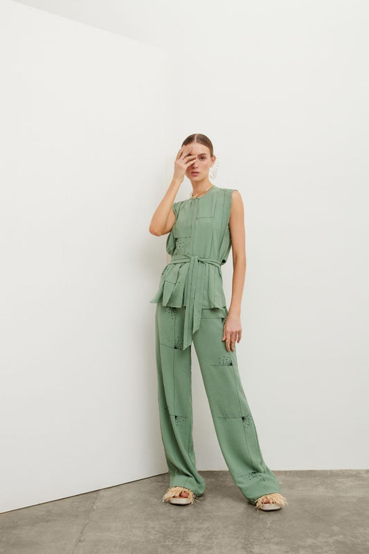 MACACÃO LONGO AMARRAÇÃO - AP03 GREEN