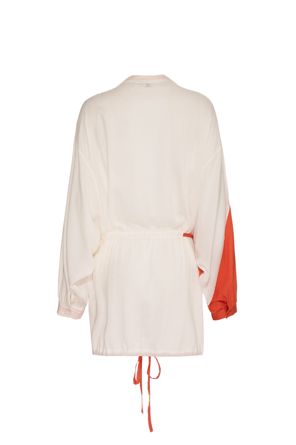 PARKA AMARRAÇÃO BICOLOR - AP03 OFF E LARANJA