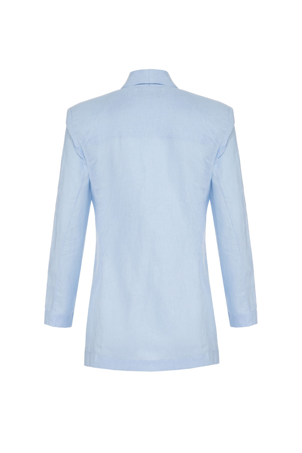 Blazer linho corda azul