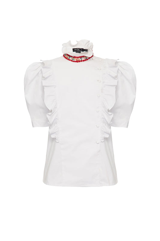 Camisa manga curta soft 60's branco