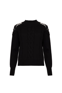 TRICOT GOLA GRACEFUL PRETO
