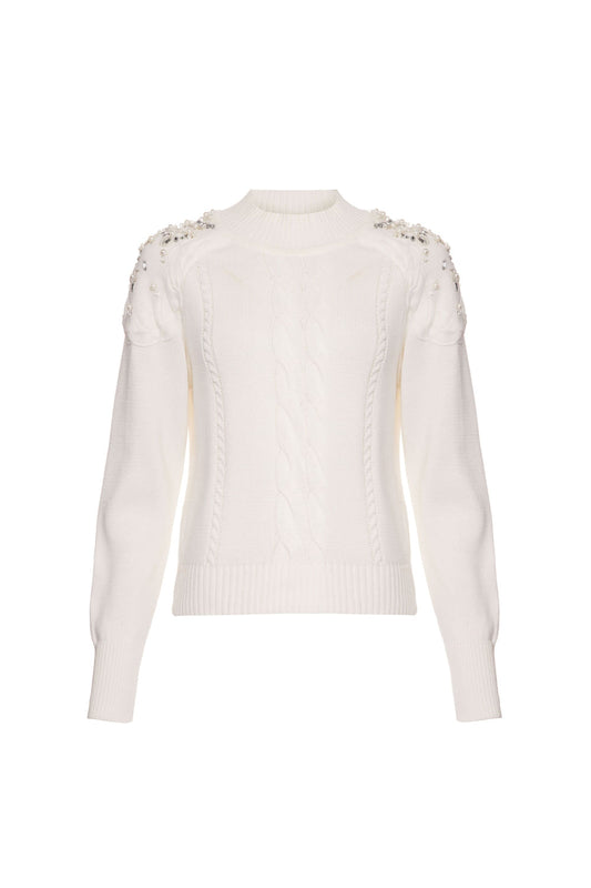 TRICOT GOLA GRACEFUL OFF WHITE