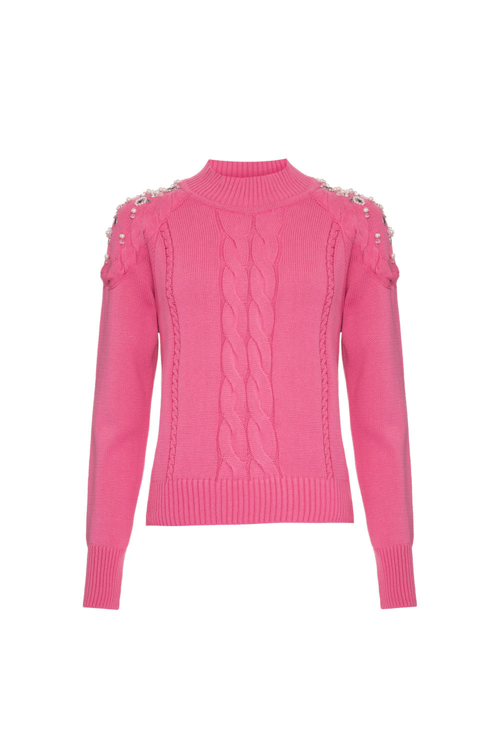 TRICOT GOLA GRACEFUL ROSA
