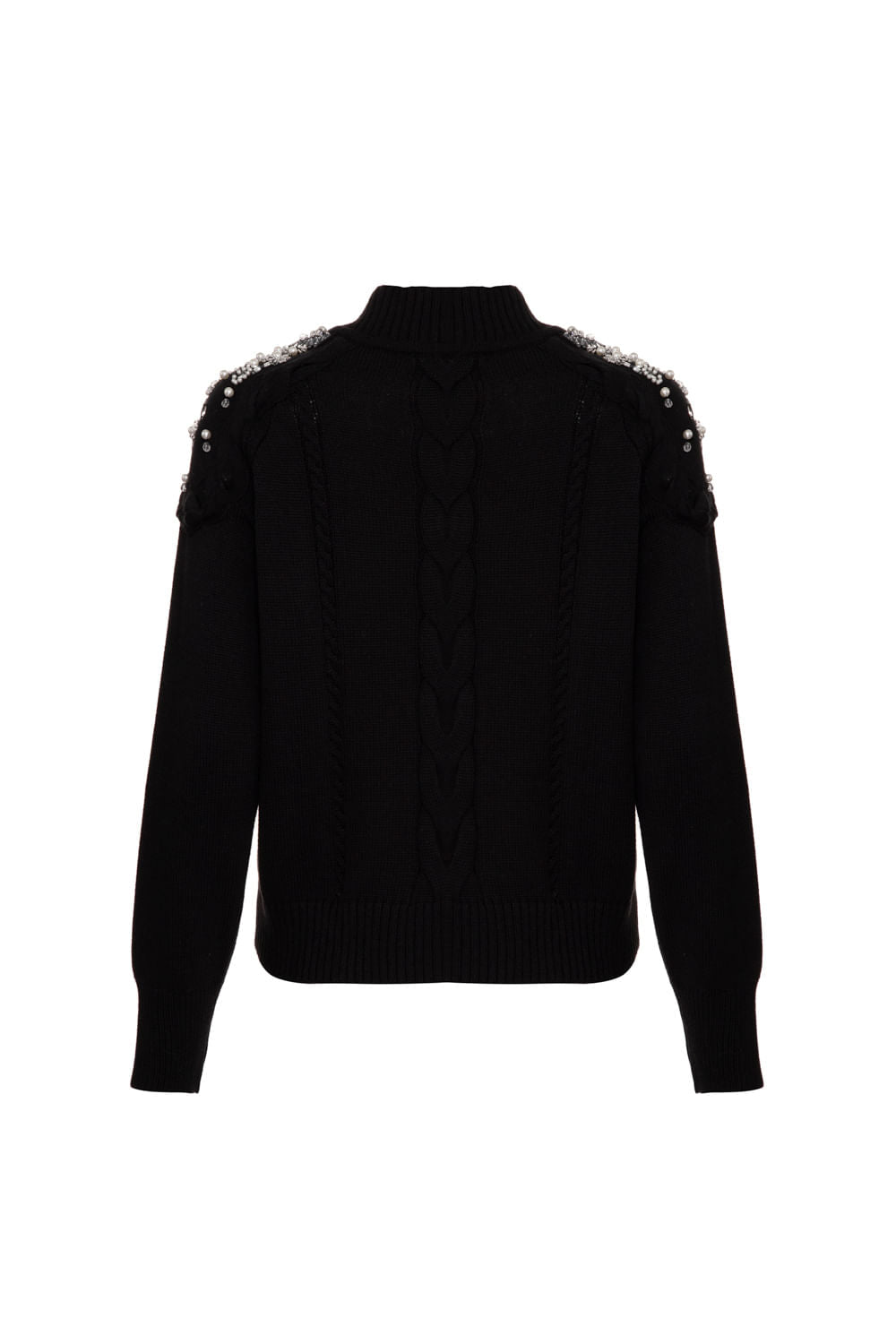 TRICOT GOLA GRACEFUL PRETO