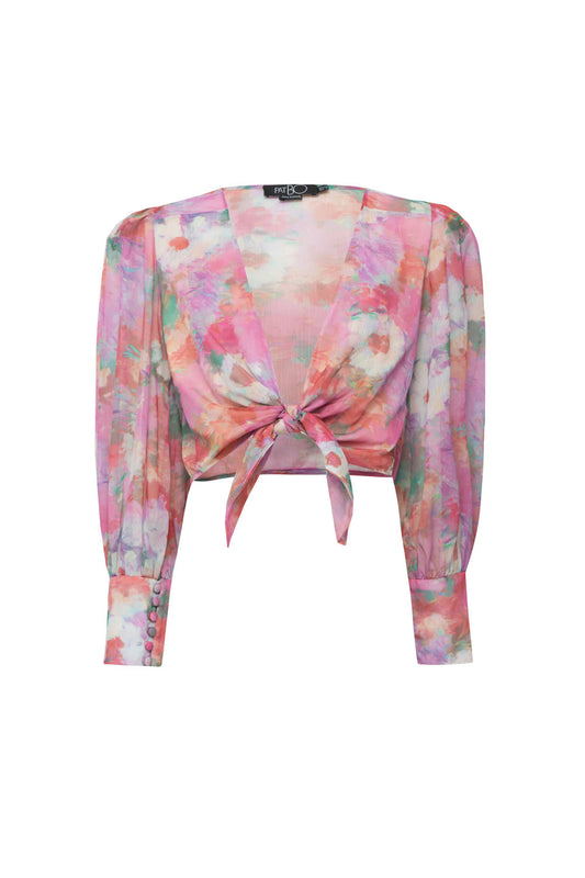 Blusa nÃ³ garden cosmos rosa