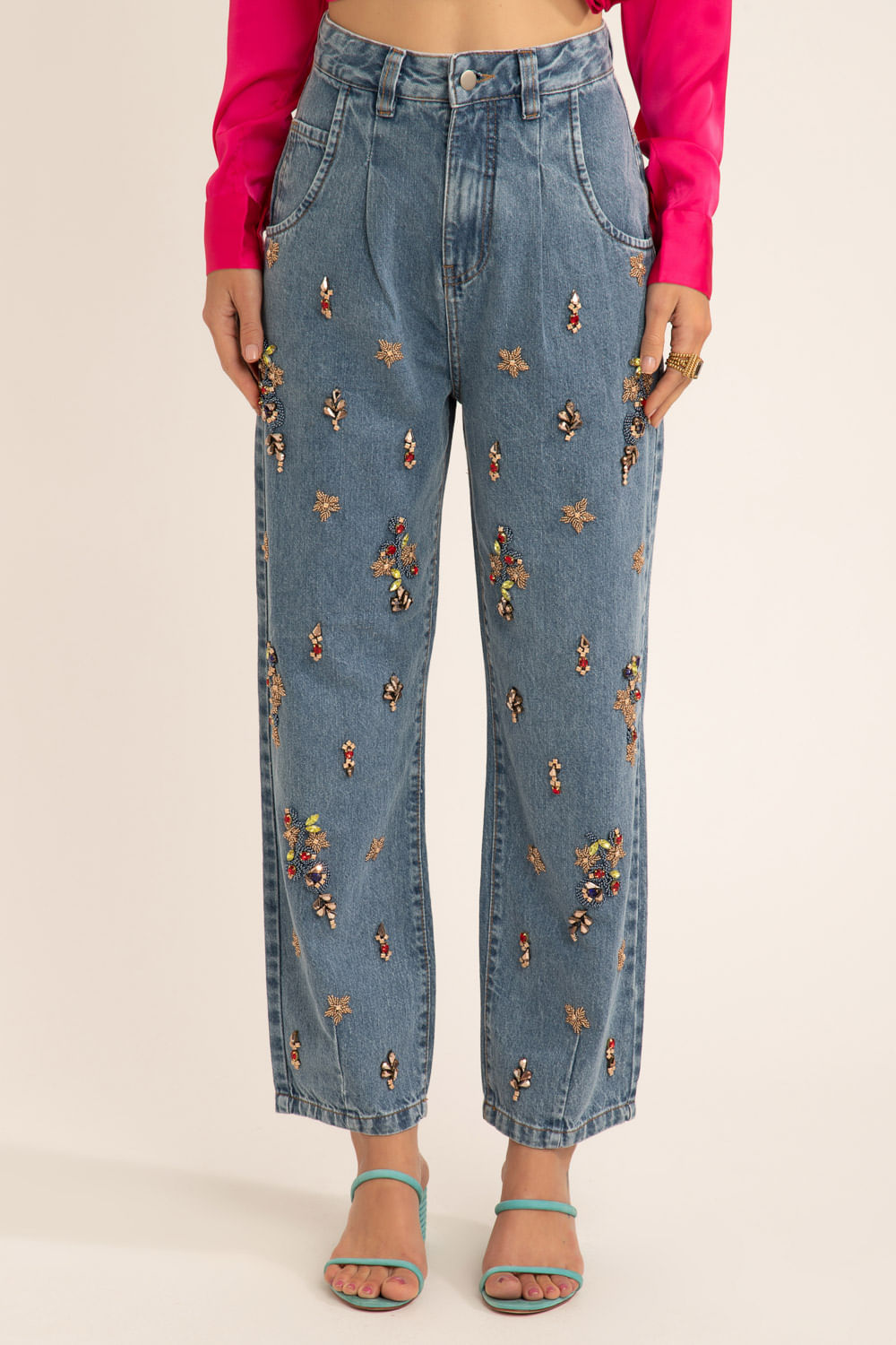 CALÇA JEANS PATBO I22 AZUL