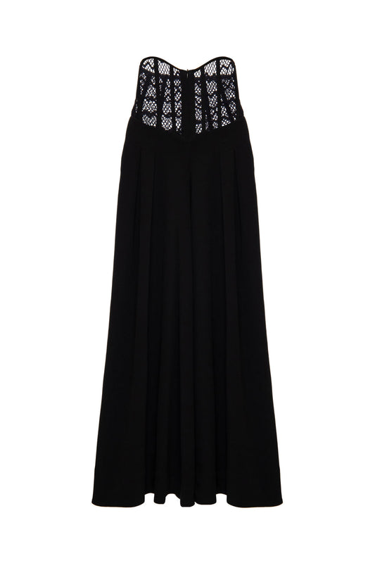CALÇA CÓS ESTRUTURADO CREPE POSH PRETO