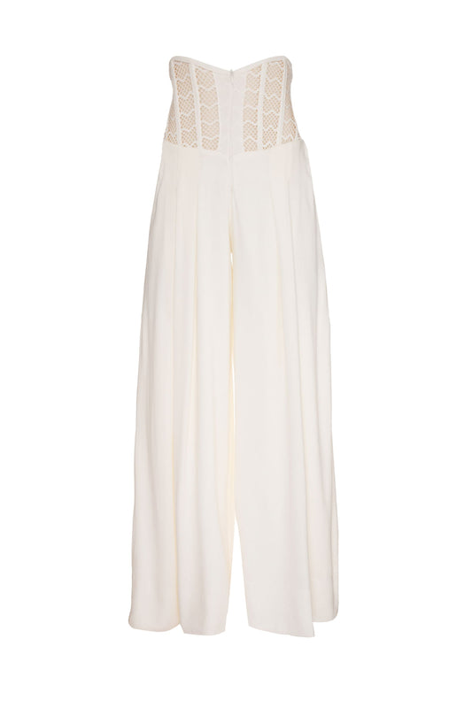 CALÇA CÓS ESTRUTURADO SCAPE OFF WHITE