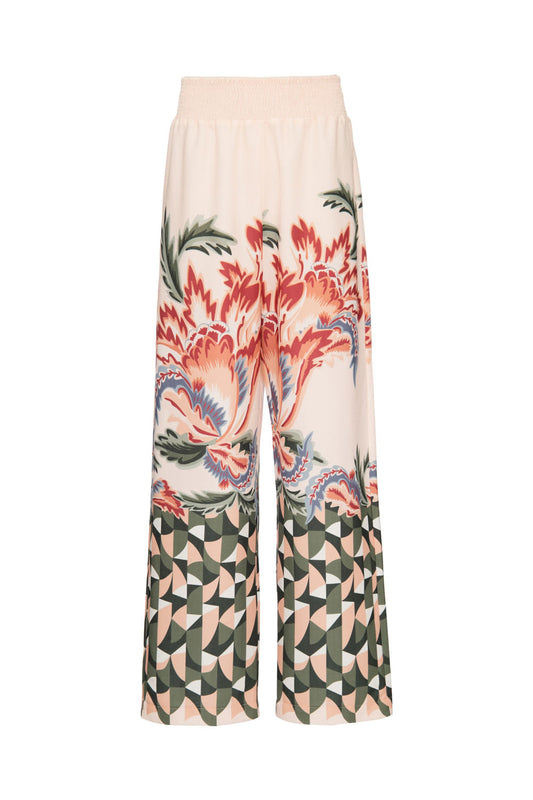 CALÇA BARRADO ZELLIJ ROSA CLARO