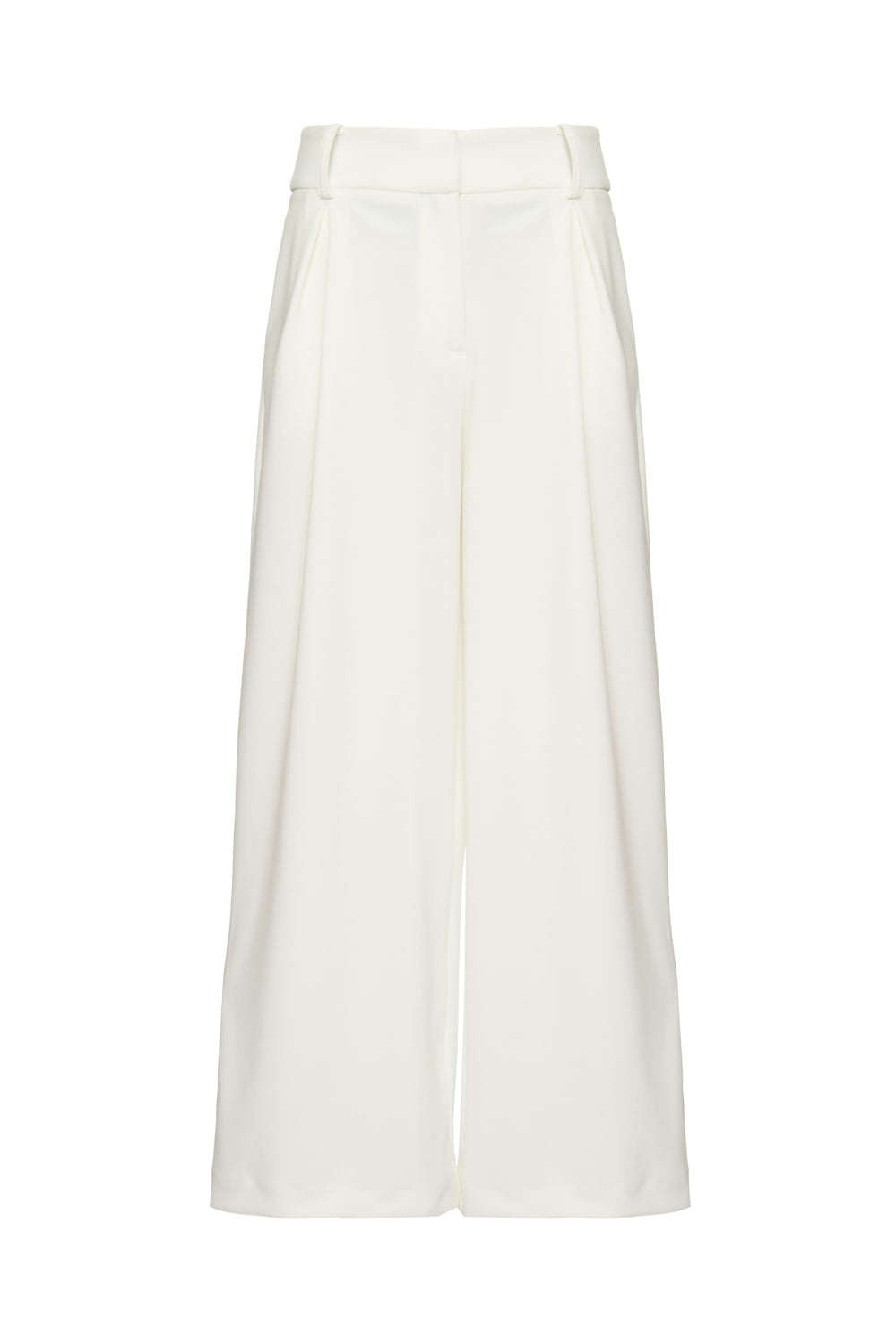 CALÇA RETA CREPE POSH OFF WHITE