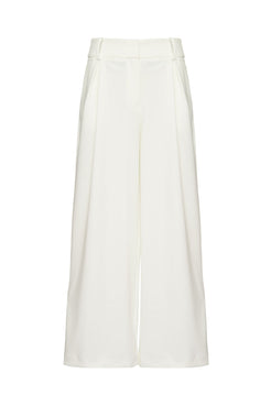 CALÇA RETA CREPE POSH OFF WHITE