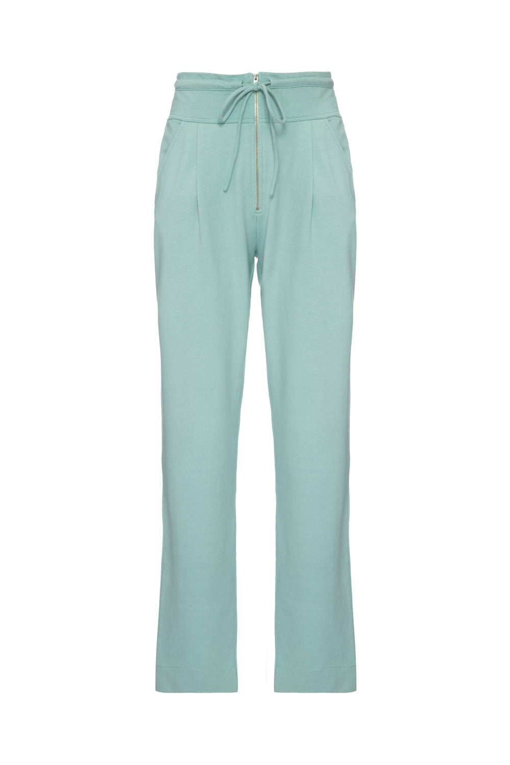 CALÇA MOLETOM CORDÕES VERDE CLARO