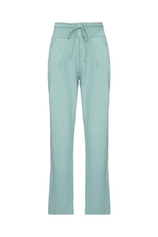 CALÇA MOLETOM CORDÕES VERDE CLARO