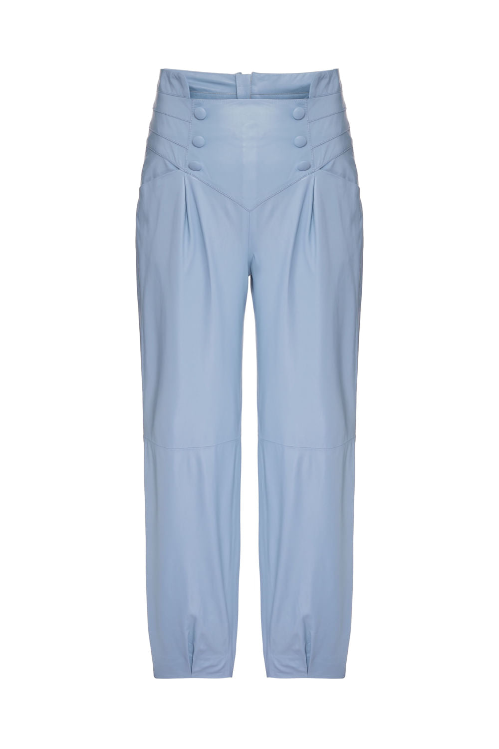 CALÇA COURO GLAM ROCK AZUL