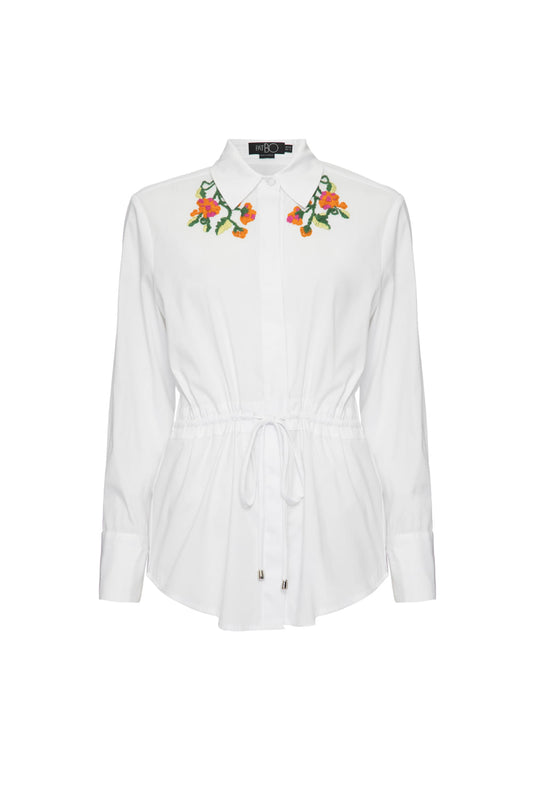 CAMISA AMARRAÇÃO SOFT 60'S  BRANCO