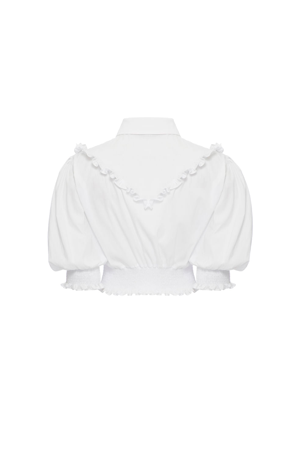 CAMISA CROPPED SOFT 60'S BRANCO