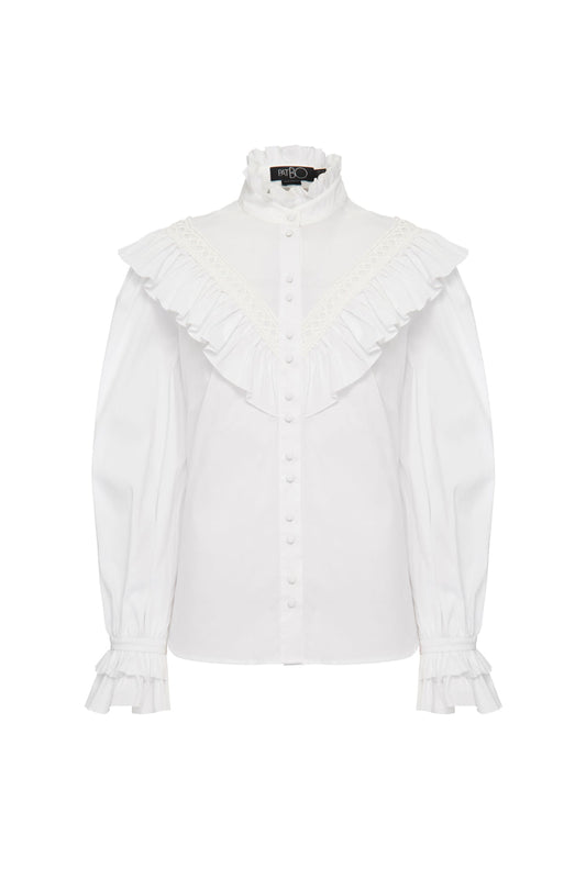 CAMISA BABADOS SOFT 60'S BRANCO