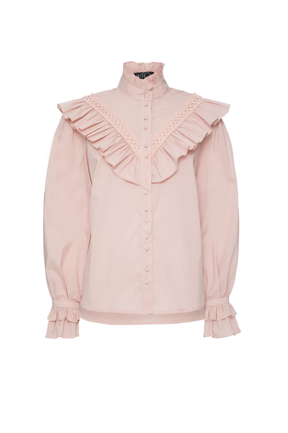 CAMISA BABADOS SOFT 60'S ROSA