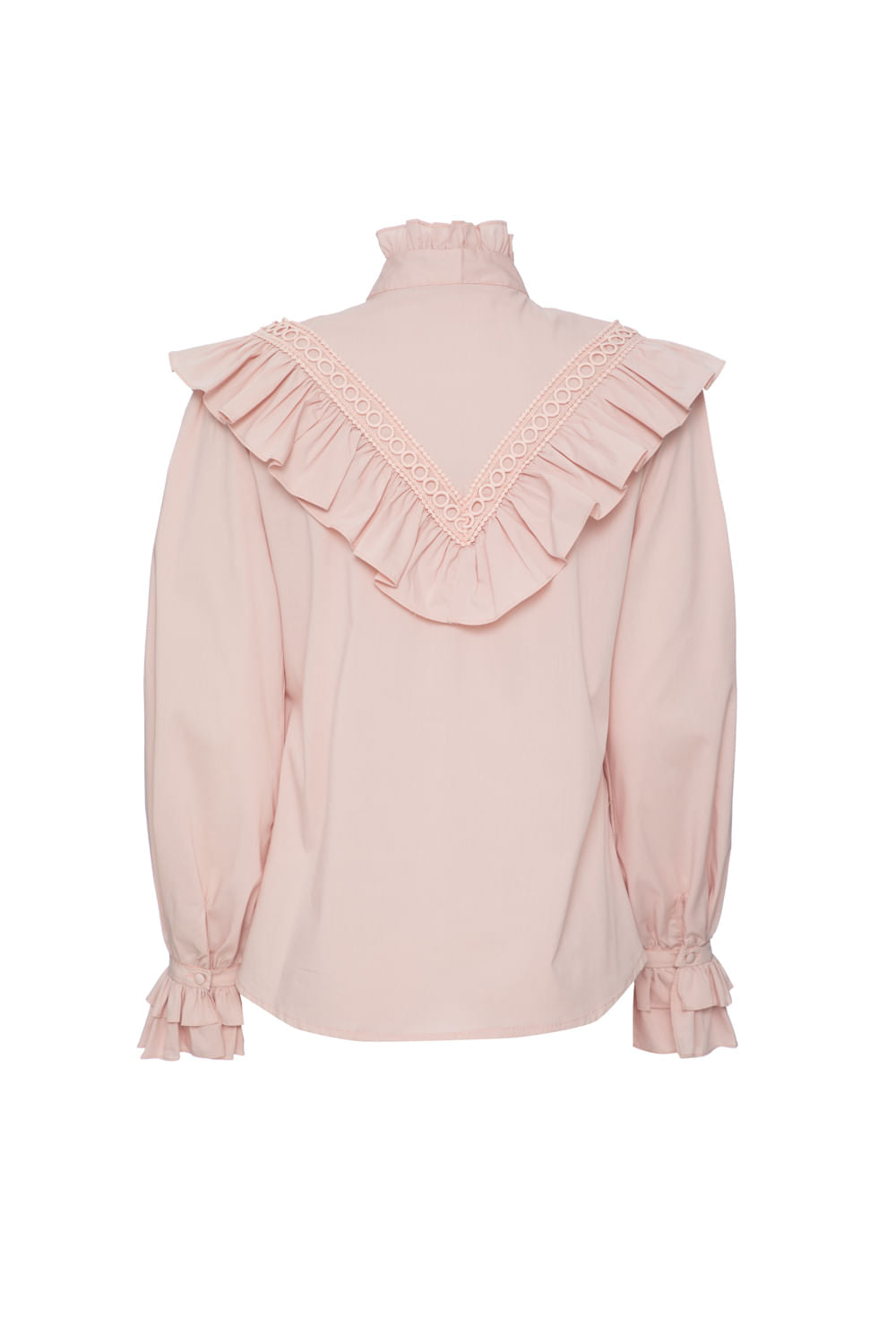 CAMISA BABADOS SOFT 60'S ROSA