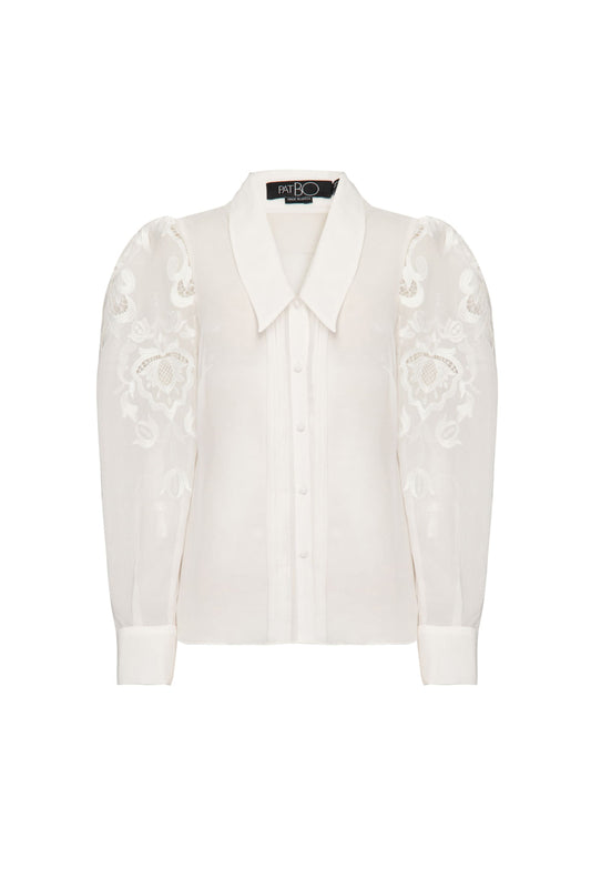 CAMISA CLEAR LACE BRANCO