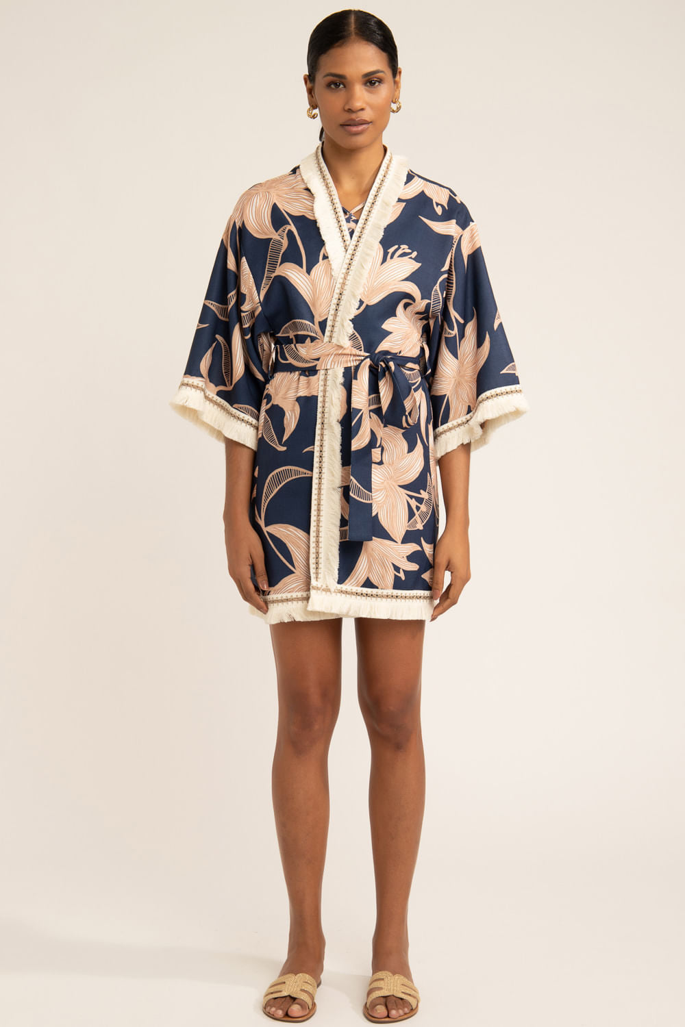 KIMONO STARGAZER AZUL MARINHO