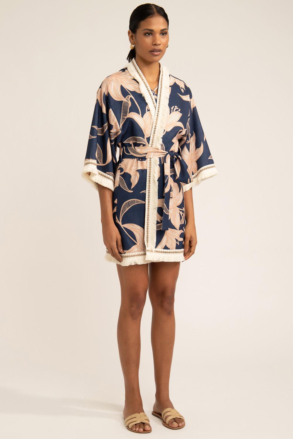 KIMONO STARGAZER AZUL MARINHO