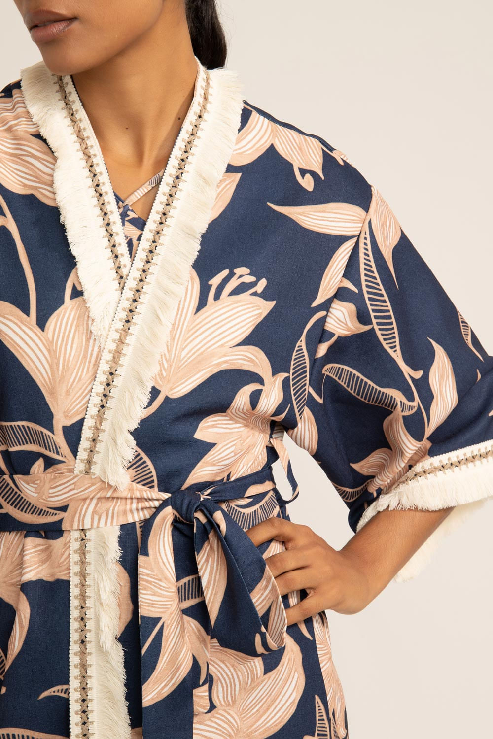 KIMONO STARGAZER AZUL MARINHO