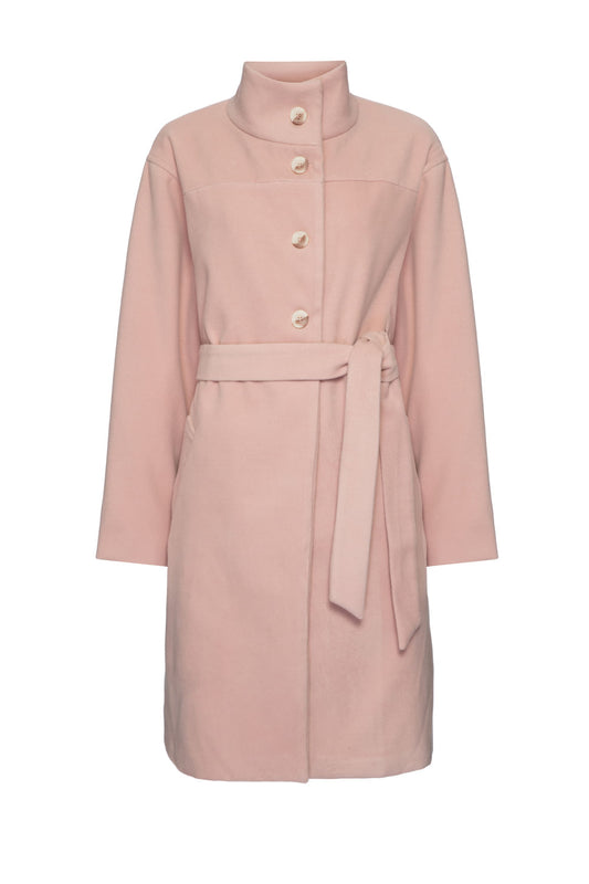 CASACO SOBRETUDO LUDIC ROSA